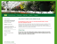 Tablet Screenshot of deerhavengreenhouse.com